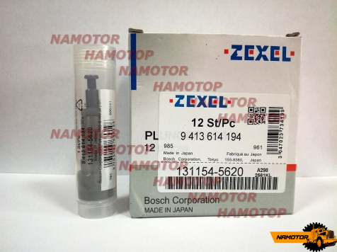 Плунжер 131154-5620, 9 413 614 194, 9413614194. 131154-5120   A298  KOMATSU  PC200-7 6D102 Zexel
